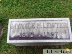 Myrtle H Leister