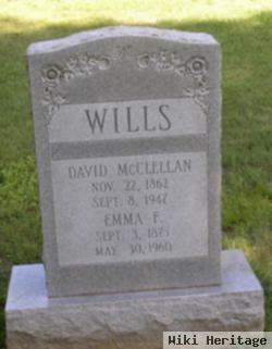 David Bernard Mcclellan Wills