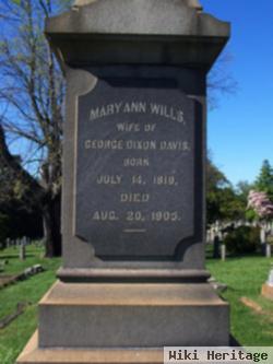 Mary Ann Wills Davis