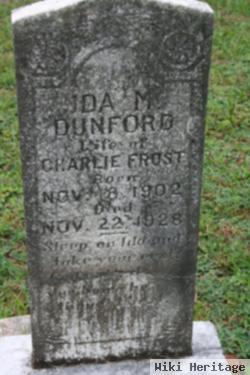 Ida M Dunford Frost