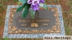 Sarah Elizabeth Scruggs Gaston