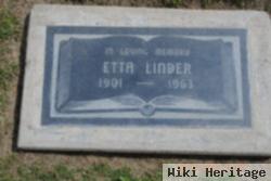 Mary Zetta "etta" Leigh Linder