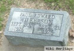 Paul Edward Wilkerson