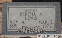 Bertha Mae "bertie" Mcadams Lewis