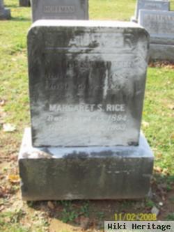 Margaret S Rice