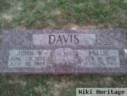 John W Davis, Sr