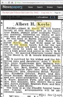 Albert Henry Koyle