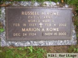 Marion Anita Werkheiser Rowe