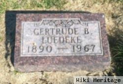 Gertrude B Hoehne Luedeke