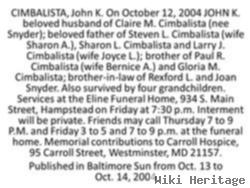 John Kenneth Cimbalista