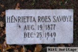 Henrietta Roes Savoye