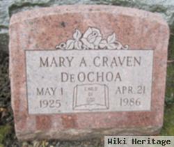 Mary A. Craven Deochoa