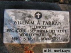 William A Farran