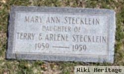 Mary Ann Stecklein