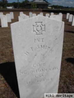 Pvt H. F. Smith