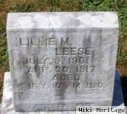 Lillie M Leese