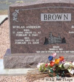 Myrlan A "andy" Brown