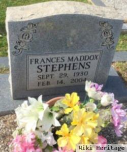 Frances Maddox Stephens