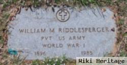 W. M. "billy" Riddlesperger