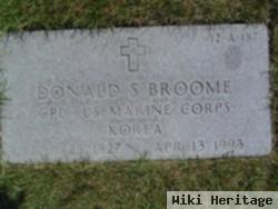 Donald S Broome