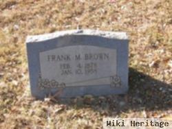 Francis Marion "frank" Brown