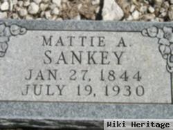 Martha A. "mattie" Sankey