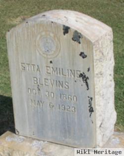 Etta Emaline Graves Blevins