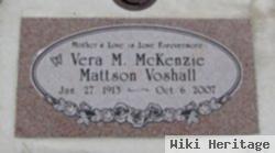 Vera M Mckenzie Mattson Voshall