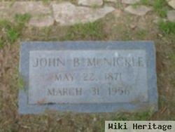 John B Mcnickle