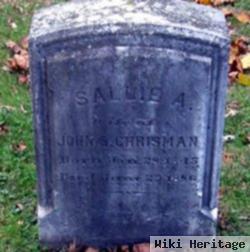 Sarah A. "sallie" Lawson Chrisman