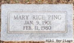 Mary Miranda Rice Ping