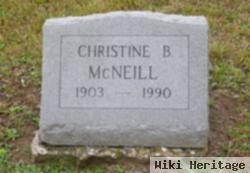 Christine B Mcneill