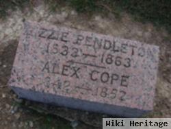 Sarah Elizabeth "lizzie" Cope Pendleton