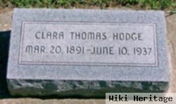 Clara Thomas Hodge