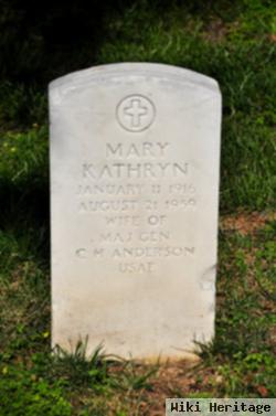 Mary Kathryn "mary Kay" Glass Anderson