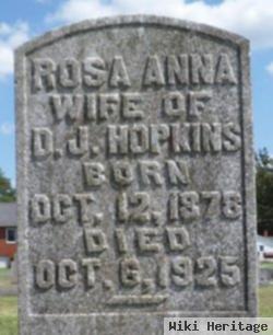 Rosa Anna Freeman Hopkins