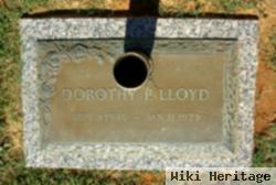 Dorothy F Lloyd