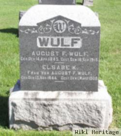 August F Wulf