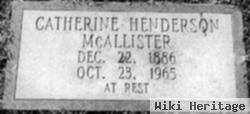 Catherine "kate" Epps Henderson Mcallister