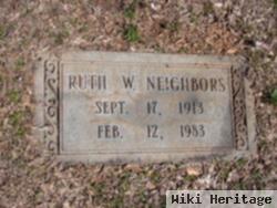 Ruth W. Neighbors