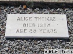 Alice Wilhemina Thomas