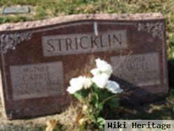 Caroline Hunt "carrie" Gallaher Stricklin