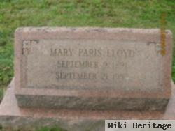 Mary Paris Bowne Lloyd