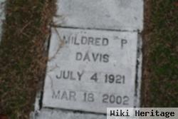 Mildred P Davis