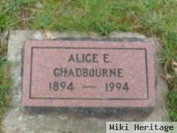 Alice E Chadbourne