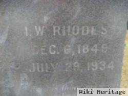 I. W. Rhodes