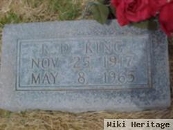 James "r. D." King