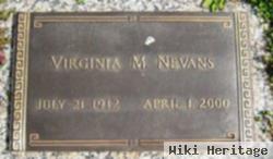 Virginia M Meridith Nevans