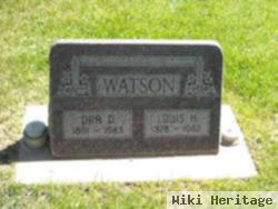 Ora D Watson