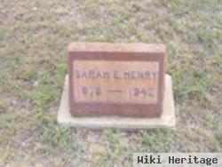 Sarah E. Davis Henry